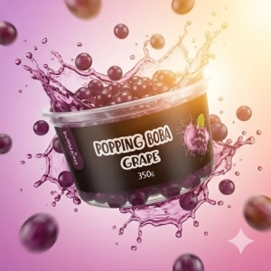 Popping Boba Winogrono – dodatek do Bubble Tea i deserów BubbleJoy 350g