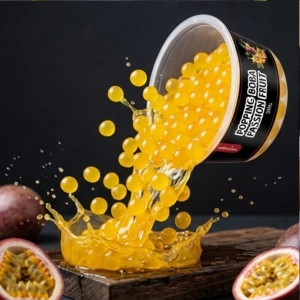 Wysypywanie kulek Popping Boba Marakuja 350g do napojów i herbaty bąbelkowej