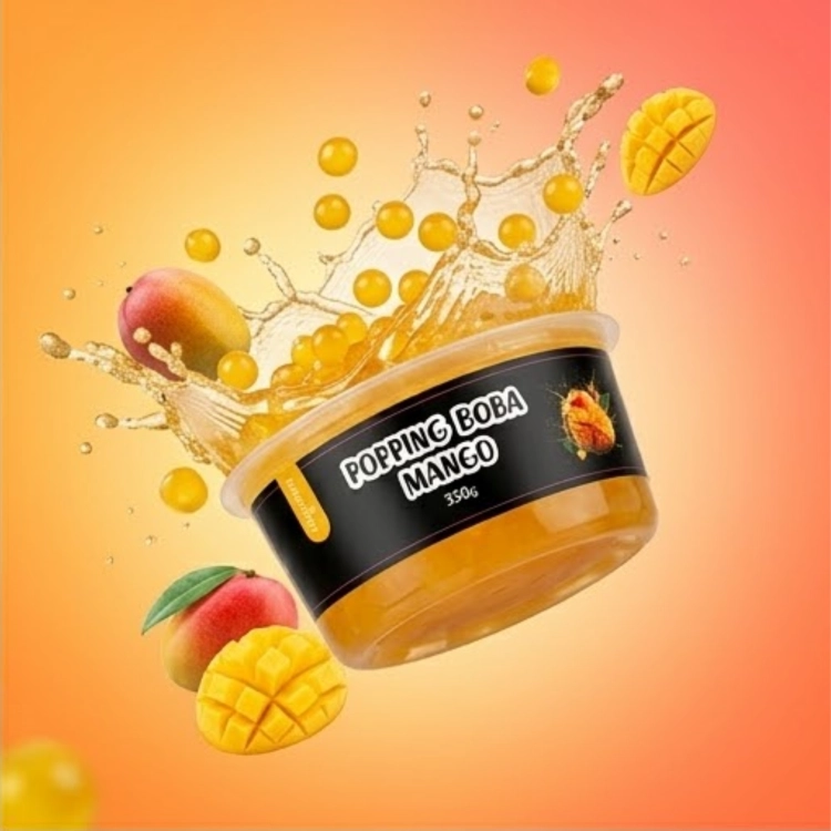 Popping Boba Mango 350g z efektem splash – soczysty owocowy napój