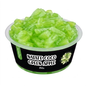 Natate Coco Zielone Jabłko 350g – galaretka kokosowa o smaku zielonego jabłka do bubble tea, deserów i koktajli