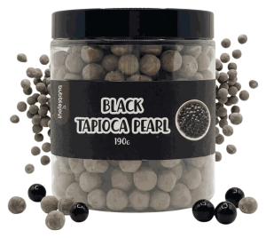 Czarna Tapioka Black Tapioca Pearl BubbleJoy 190g — perły do Bubble Tea