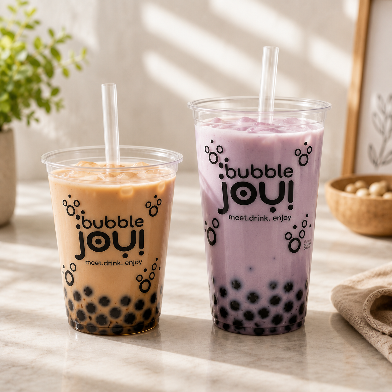 Bubble Tea w kubkach BubbleJoy
