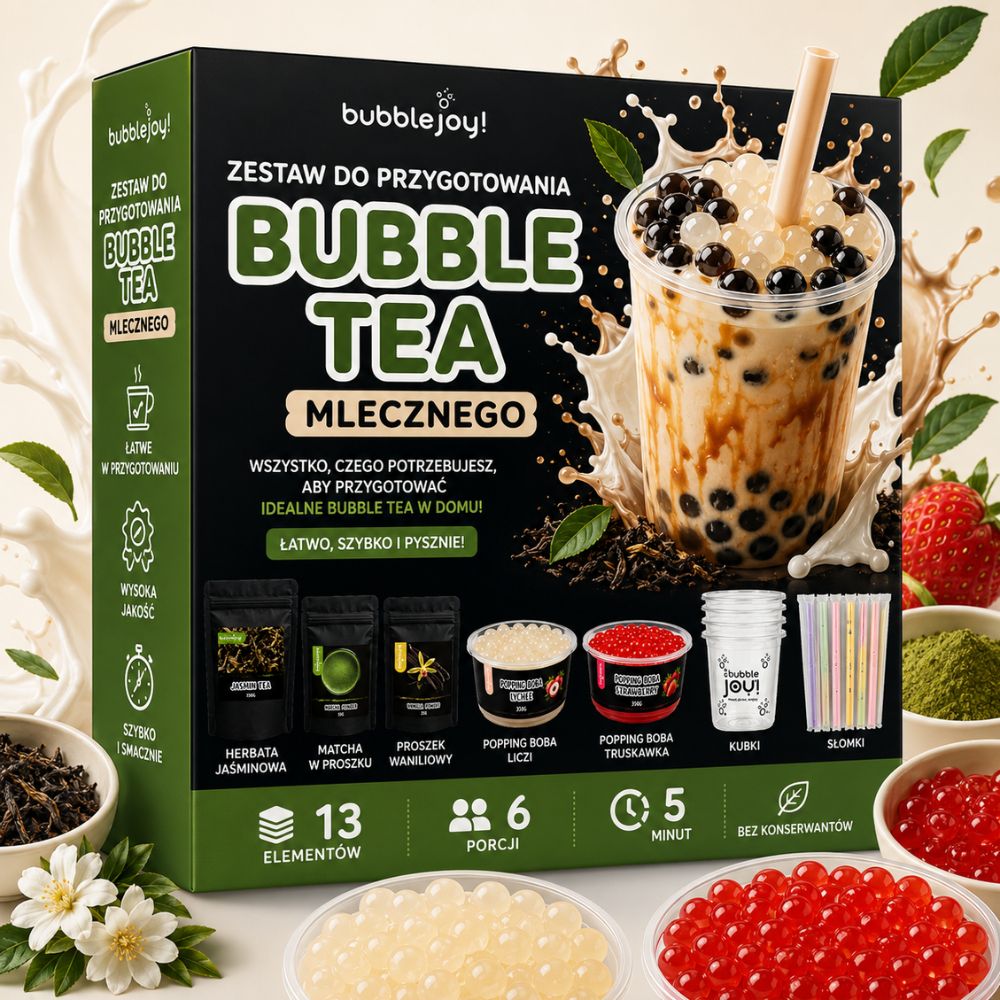 BubbleJoy zestawy do robienia mlecznego bubble tea